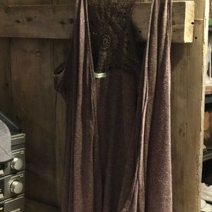 Chocolate colored cover up